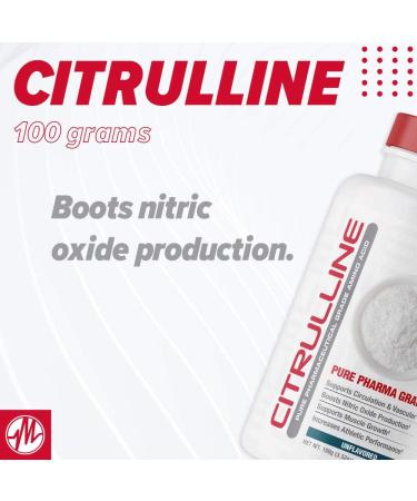 Buy Metabolic Nutrition Citrulline Powder 100g - Premium L-Arginine Supplement for Enhanced Performance & Recovery - Worldwide Shipping - Buy Online on GoSupps.com
