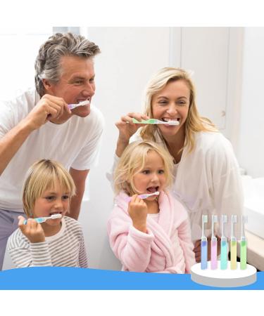 Sibba 5-Piece Soft Bristle Toothbrush Set with Travel Box - Ideal for Camping, School, and Home Use (Style A) - Buy Online on GoSupps.com