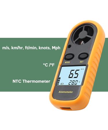 Buy Windometer Worthplanet Digital Anemometer - LCD Wind Speed Meter for Outdoor Activities | Accurate Air Flow Measurement - Buy Online on GoSupps.com