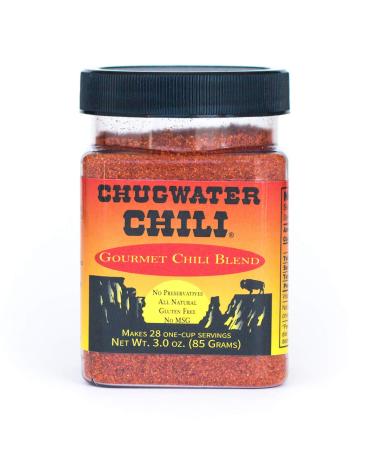 Chugwater Chili | Gourmet Chili Seasoning Mix & Taco Seasoning | 3oz Tub | Wyoming State Championship Chili Recipe | Secret Blend 12 Spices | All Natural, Gluten Free, No MSG & No Preservatives. 3 Ounce (Pack of 1) - Buy Online on GoSupps.com