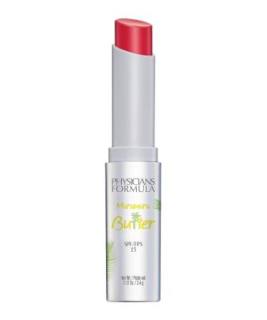 Physicians Formula SPF 15 Murumuru Butter Lip Cream in Samba Red - 0.12 oz - Buy Online on GoSupps.com
