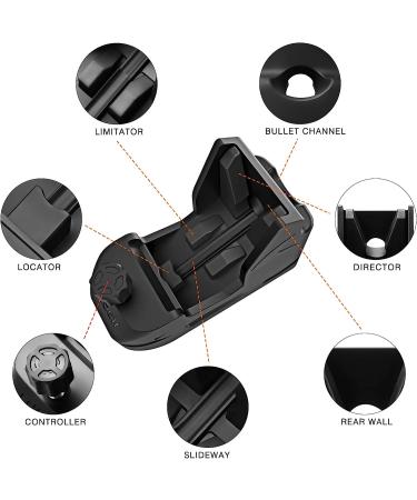 Ludex Universal Magazine Speed Loader for 9mm Luger 10mm .40S&W .45ACP .357Sig .380ACP 1911 Single and Double Stack Magazines Black - Buy Online on GoSupps.com