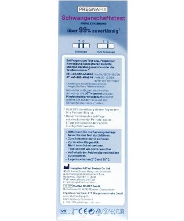 Pregnafix Pregnancy Fr htest - Accurate 6 Days Early Detection Quick 3-Minute Results Reliable & Easy to Use - Buy Online on GoSupps.com