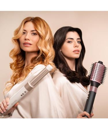 Cecotec Multifunction Hair Dryer & Styler | Air Brush Ceramiccare Airglam Black | 1400W Coanda-Tech 8 Heads Intelligent Heat Control - Buy Online on GoSupps.com