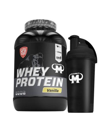 3kg mammut whey protein protein - set incl. Protein Shaker bar powderbank or cup (vanilla free mammoth shaker) vanilla free mammoth shaker