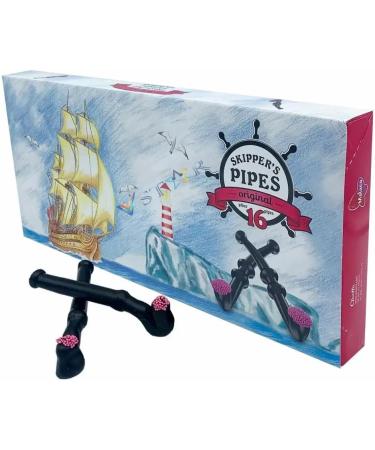 Skippers Original Liquorice Pipes Retro Sweet 16 Pack 272g - Buy Online on GoSupps.com