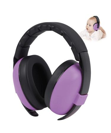 YANKUIRUI Baby Ear Defenders Noise Cancelling Headphones Ear Protection Adjustable Earmuff For Age 3 months To 3 Years At Firework Concert Cinema Purple