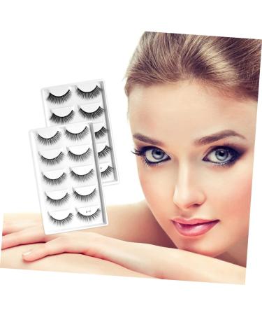 POPETPOP 5 Pairs Fake eyelashes fake makeup lashes magnetic false eyelashes false lashes bulk natural 3d layered effect eyelashes beauty accessories fake lashes fiber girl Hand made set - Buy Online on GoSupps.com