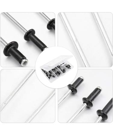 Hemoton Black Rivets Threaded Rivets 120pcs Blind Rivets Aluminium Black .4 .0 .2 Rivet Blind Rivets Nail Fasteners for Home Stainless Steel Rivets Stainless Steel Set - Buy Online on GoSupps.com