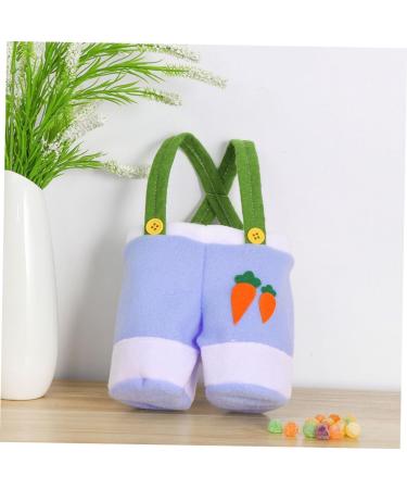 TIDTALEO Candy Pants Bag Rabbit Print Buckets Easter Bucket Easter Bags Easter Gift Bags Easter Egg Holder Bunny Tote Bag Easter Tote Bags for Kids Easter Party Child Cloth Canvas Bag Jesus 18X15X7CM Blue - Buy Online on GoSupps.com