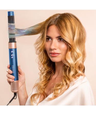Cecotec Multifunction Hair Dryer Styler & Straightener - Air Brush Ceramiccare Airglam Blue | 1400W Coanda-Tech 8 Attachments Intelligent Heat Control - Buy Online on GoSupps.com