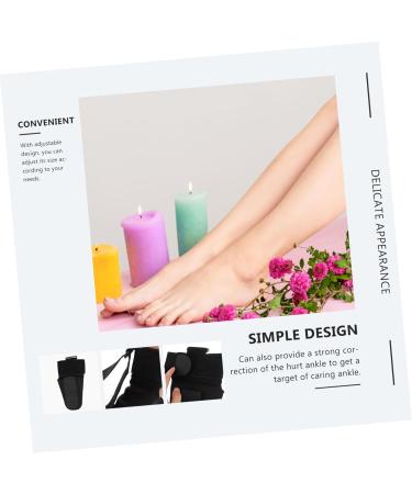 Adjustable Foot Inversion Protector Support Sleeve & Splint - Black Foot Guard for Injury Recovery (23.5x13.5x1.5cm) - International Shipping Available - Buy Online on GoSupps.com