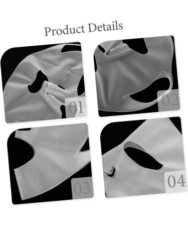 WATIIFUFU Useful Silicone Facial Covers Beauty Accessory Moisturizing Silicone Covers Skin Care Moisturizing - Buy Online on GoSupps.com