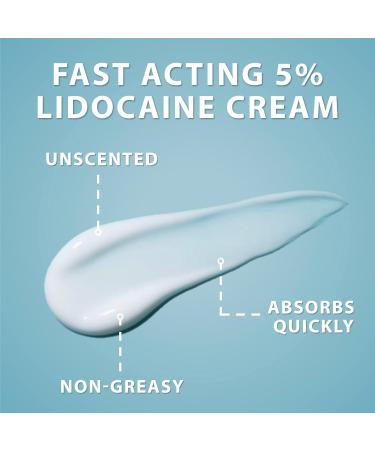 Curist 5% Lidocaine Cream Topical Pain Relief - Numb Quickly & Effectively with 5% Lidocaine Numbing Cream - (1 Pack - 2 oz Jar) - Buy Online on GoSupps.com