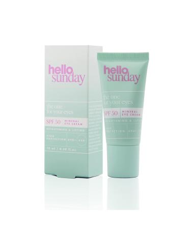 Hello Sunday The One For Your Eyes Mineral Cream SPF 50 - Unisex 0.5 oz | Shop Internationally for Ultimate Sun Protection - Buy Online on GoSupps.com