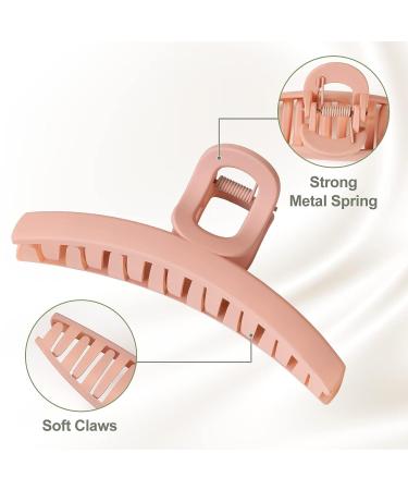 Lolalet Large Hair Clips for Mother's Day Gift - Nonslip Banana Clip for Thin to Thick Hair - Strong Hold, Elegant Jaw Clip in Matte Stylish Colors - Perfect for Girls - Style A - Buy Online on GoSupps.com