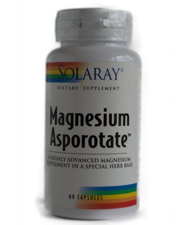 Magnesium Asporotate 400mg Solaray 60 VegCaps