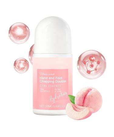 Dry & Cracked Heel Liquid - Natural Moisturizer Roll-On 50ml For Dry Feet Non Greasy Fluid For Cracked Heels | For Hands Elbows Knees Pedicure Rough Night Beauty