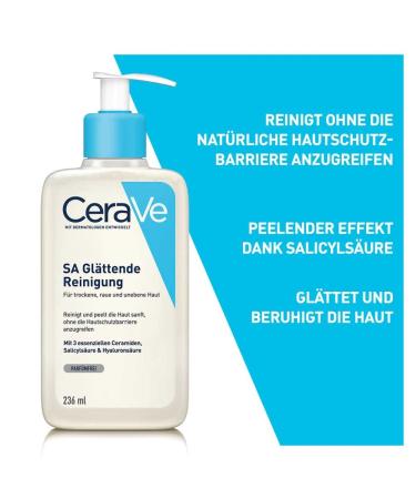 Buy CeraVe SA Cleansing Cream 236ml - Exfoliating Cleanser for Smooth Skin | International Shipping Available - Buy Online on GoSupps.com