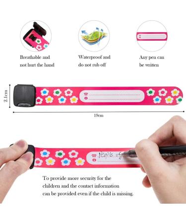10 Pcs Kids Safety ID Wristband - Waterproof & Reusable Emergency Bracelets for Children - Boys, Girls, Toddlers - Buy Online on GoSupps.com
