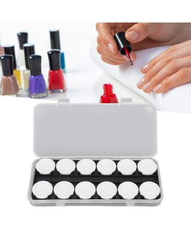 Nail Art Palette - Professional ABS 24 Grid Color Mixing Box Tray for Artists & Novices - White - Buy Online on GoSupps.com
