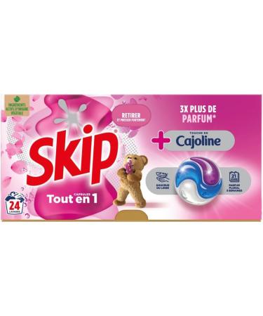 Skip Detergent Capsules All-in-1 Cajoline Touch 3 x 24 Washes - Buy Online on GoSupps.com