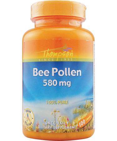 Thompson Bee Pollen 580 mg 100 Capsules
