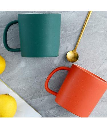 Ceramic Coffee Mug Tea Cup Premium Ceramic Coffee Mug Tea Cup Water Cup Nordic Ceramic Cup Couple Water Cup Large Capacity Mug Personality Simple Household Milk Coffee Cups Set(Color:Green) (Color : R Blu - Buy Online on GoSupps.com