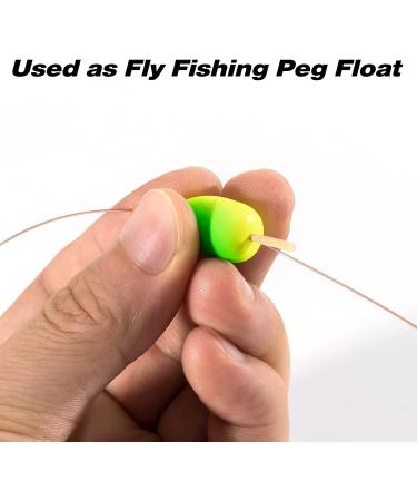 Dr.Fish 30 Pack Oval Foam Trout Fishing Floats - Large Red and Yellow Strike Indicator for Walleye, Catfish, Pompano - Crawler Harness Bead Stopper Sinker Stops - 1/2 *4/5 Size - Buy Online on GoSupps.com