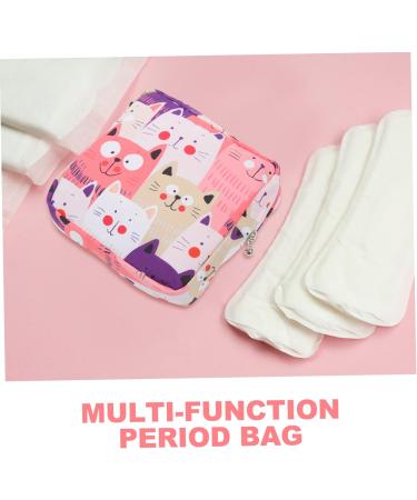 Gleavi 10-Piece Napkin Storage Pocket Organizer | Women's Travel Money Exchange & Period Pad Bag | Multi-Functional Lipstick Pouch - Buy Online on GoSupps.com