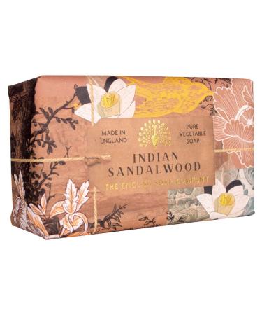 The English Soap Company Indian Sandalwood Soap Bar Anniversary Collection 200g Indian Sandalwood 200 g (Pack of 1)