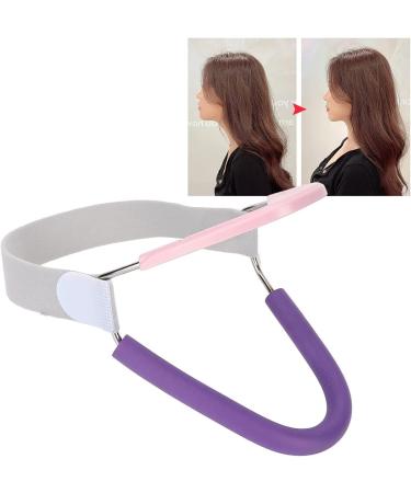 Adjustable Neck Traction Device & Posture Corrector - Cervical Support Collar for Pain Relief | Pink - Buy Online on GoSupps.com
