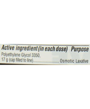 MiraLAX Laxative Powder 1.11lb for Gentle Constipation Relief - 30 Dose Polyethylene Glycol 3350 - Dr. Recommended Brand - Stimulant-Free - Softens Stool - Red - Pack of 1 - Buy Online on GoSupps.com