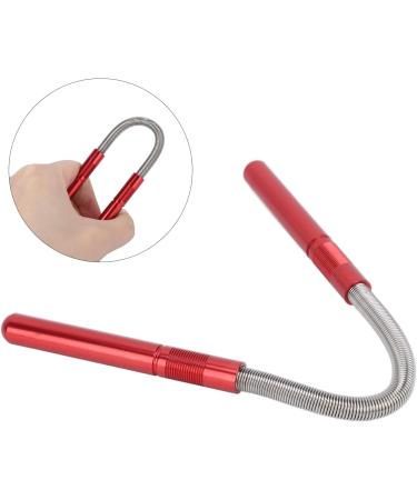 Stainless Steel Face Hair Remover - Manual Epilierer Beauty Spring Threading Tool for Lip Hair Removal | Red - Buy Online on GoSupps.com