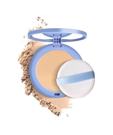 Matte Perfection Pressed Powder Long-Lasting Waterproof Coverage Controls Oil Naturally Matte Look That Stays Fresh All Day Delicate Silky Texture Leaves Skin Feeling Smooth Velvety (A 02 # Natural Beige)