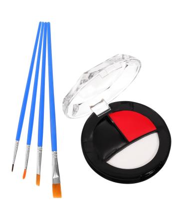 minkissy 1 Set Face Paint Makeup Halloween Props Stage Makeup Kit Theater Diy Face Paint Paint Face Kit Costume Makeup Plasma Skin Wax Top Coat Oil Paint Draw Face The Face 6X6CM As Shown