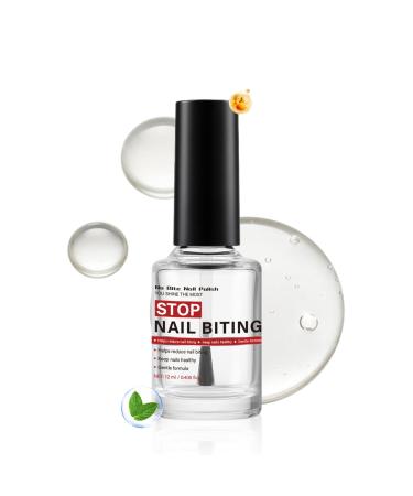 Xijobido Nail Polish to Prevent Nail Biting - 12ml Natural Flavor with Secure Coating - Prevents the Habit of Biting Thumb Growth and Sucking