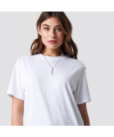 Breathing Necklace for Women Anxiety Relief Necklace Stainless Steel Mindful Breathe Necklace Breathe Easy Necklace for Meditation Silent Axiety Whistle Necklace for Calming Down Silver - Buy Online on GoSupps.com