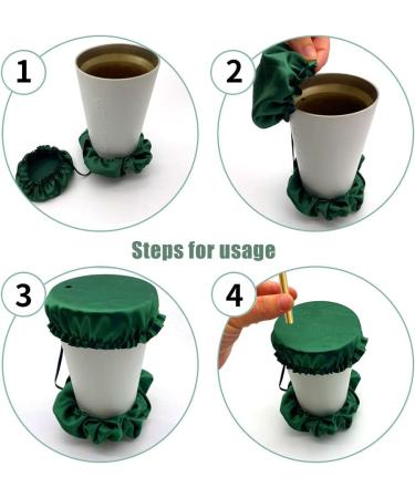 Buy Anti-Spike Drink Covers - Washable & Reusable Beverage Protection | Yellow & Green - Perfect for Parties & Safety - Buy Online on GoSupps.com