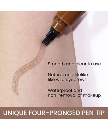 Lightsbetter Waterproof Brow Pen Precisely My Brow Pencil Magical Waterproof Brow Pen Tint My 4 Tip Brow Waterproof 24h Smudge Proof 5 Colours Available (03#) - Buy Online on GoSupps.com