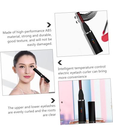 POPETPOP 1pc Eyelash Curler Heated Eyelash Brush Eyelash Curling Tool Eyelashes Curl Tool Eyelash Curling Clip Heated Lash Curler Eyelash Curling Iron Abs Beauty Salon Supplies Third Gear 14.2X1.9X.9CM - Buy Online on GoSupps.com