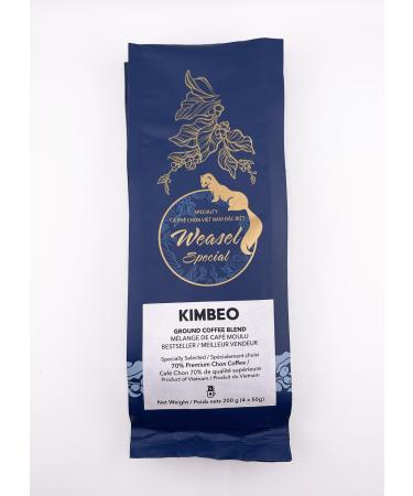 Kimbeo Weasel Special Vietnamese Chon Ground Coffee SET (includes phin filter)