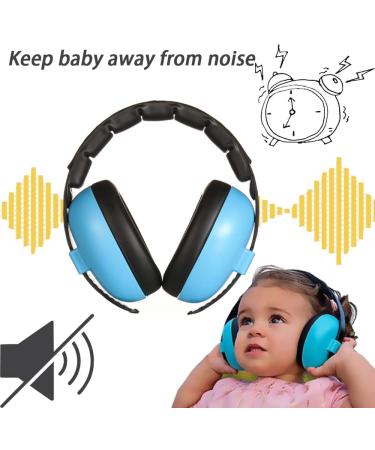 Kids Ear Protection Noise Cancelling Headphones Baby Ear Defenders Adjustable Hearing Protection Earmuffs Safety Earmuffs Noise Reduction for 0-3 Children Sleeping Airplane Light Blue - Buy Online on GoSupps.com