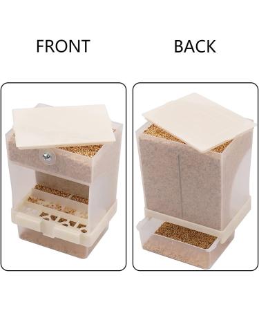 Automatic No-Mess Bird Feeder for Small and Medium Parrots - Seed Feeder Cage Accessory - Buy Online on GoSupps.com