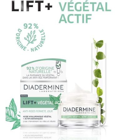Diadermine - Lift+ V g tal Actif - Soin des Yeux Anti-Rides - Soin Anti-Age -Acide Hyaluronique V g tal et Actifs Botaniques - R g n re et Lisse Intens ment les Rides - Contenant de 15 ml - Buy Online on GoSupps.com