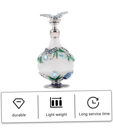 POPETPOP Perfume Bottle Refillable Fragrance Containers Arabic Decor Rhinestone Jewelry Perfumes for Women Mini Terrarium Blue Glass Spray Bottle Miss Decorative Bottle Crystal Alloy Glass 25 ml Assorted Color - Buy Online on GoSupps.com