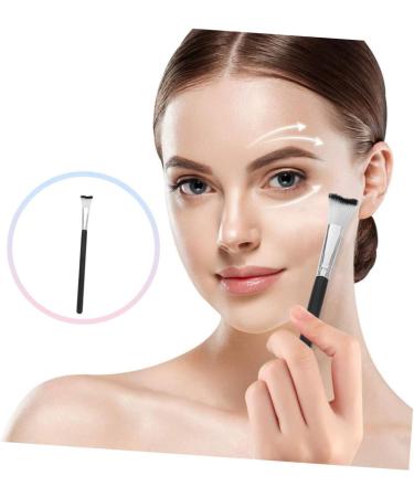 FOMIYES Fish Tail Brush Highlighter Blush Brush Makeup Supplies Brushes for Nose Makeup Nose Shadow Brush 18.50X1.00X1.00CM Black - Buy Online on GoSupps.com