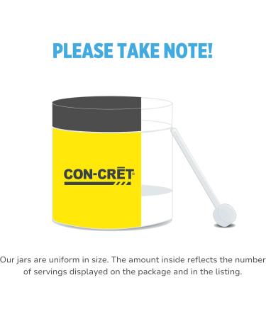 CON-CRET Creatine HCl Powder | Muscle Cognitive Cellular Energy Support | No Bloating or Cramps | Strength & Endurance | Raw Unflavored (64 Serving) - Buy Online on GoSupps.com