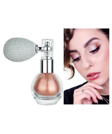 Highlighter Powder Spray | Nourishing Shimmer Powder for Face and Body | Young Girls Beauty Products for Home Working Gathering Shopping Dating Traveling Frifer 4#