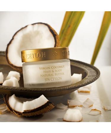 Buy SPA CEYLON Virgin Coconut Hair & Body Natural Butter - Luxurious Moisturizer for All Skin Types | International Shipping Available - Buy Online on GoSupps.com